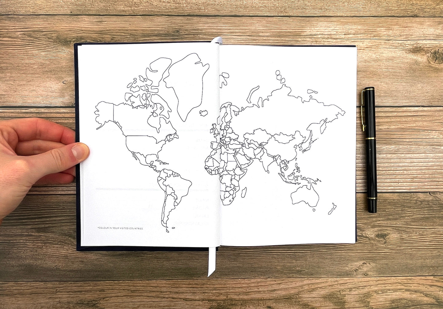Luxury Velvet Foiled Personalised Travel Journal