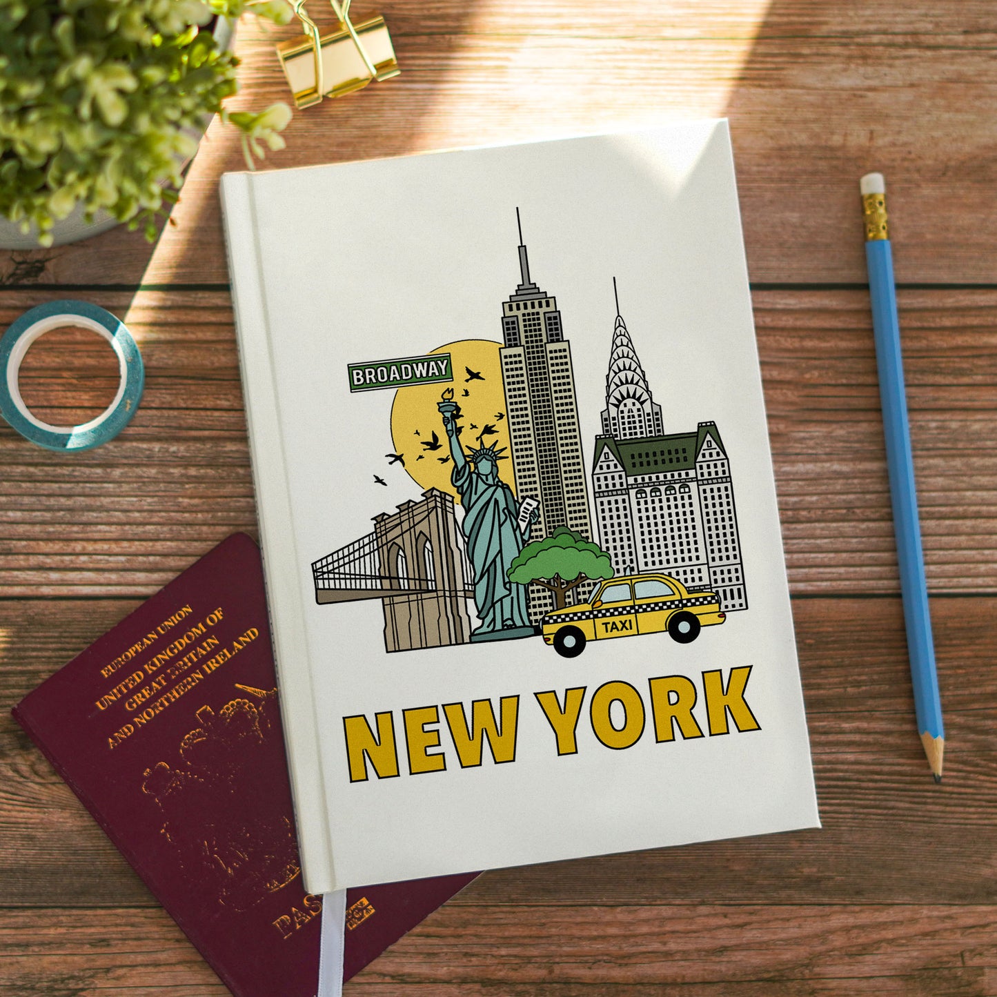 New York Notebook Illustrated Travel Journal Series