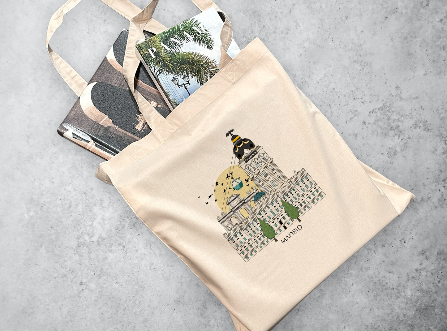 Madrid Spain Personalised Tote Bag
