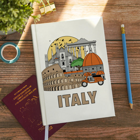 Italy Notebook Illustrated Travel Journal Series