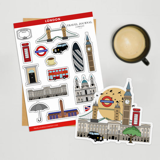 London Travel Stickers