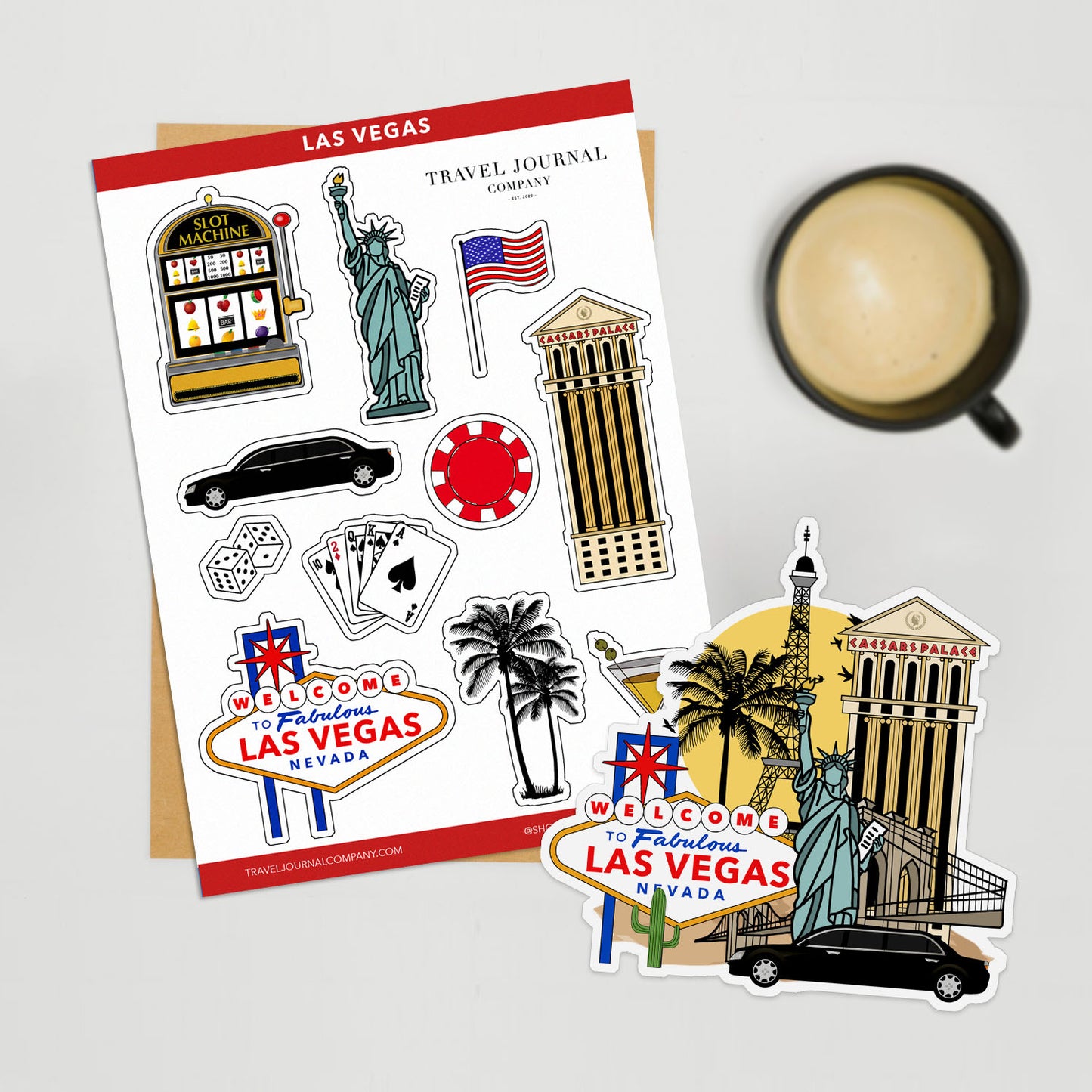 Las Vegas Travel Stickers