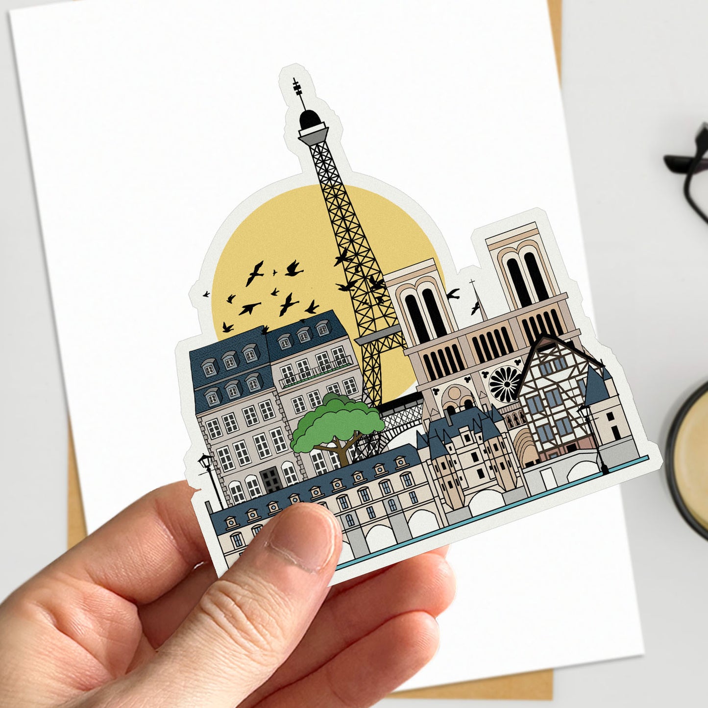France Travel Stickers
