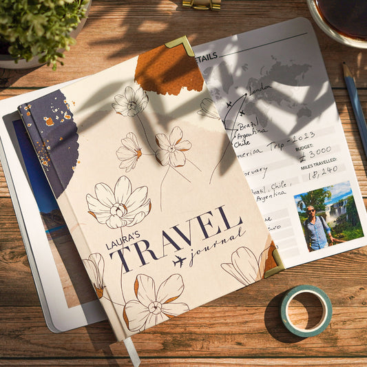 Personalised Deluxe Travel Journal