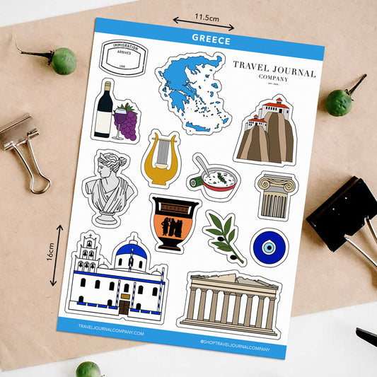 Greece Travel Stickers
