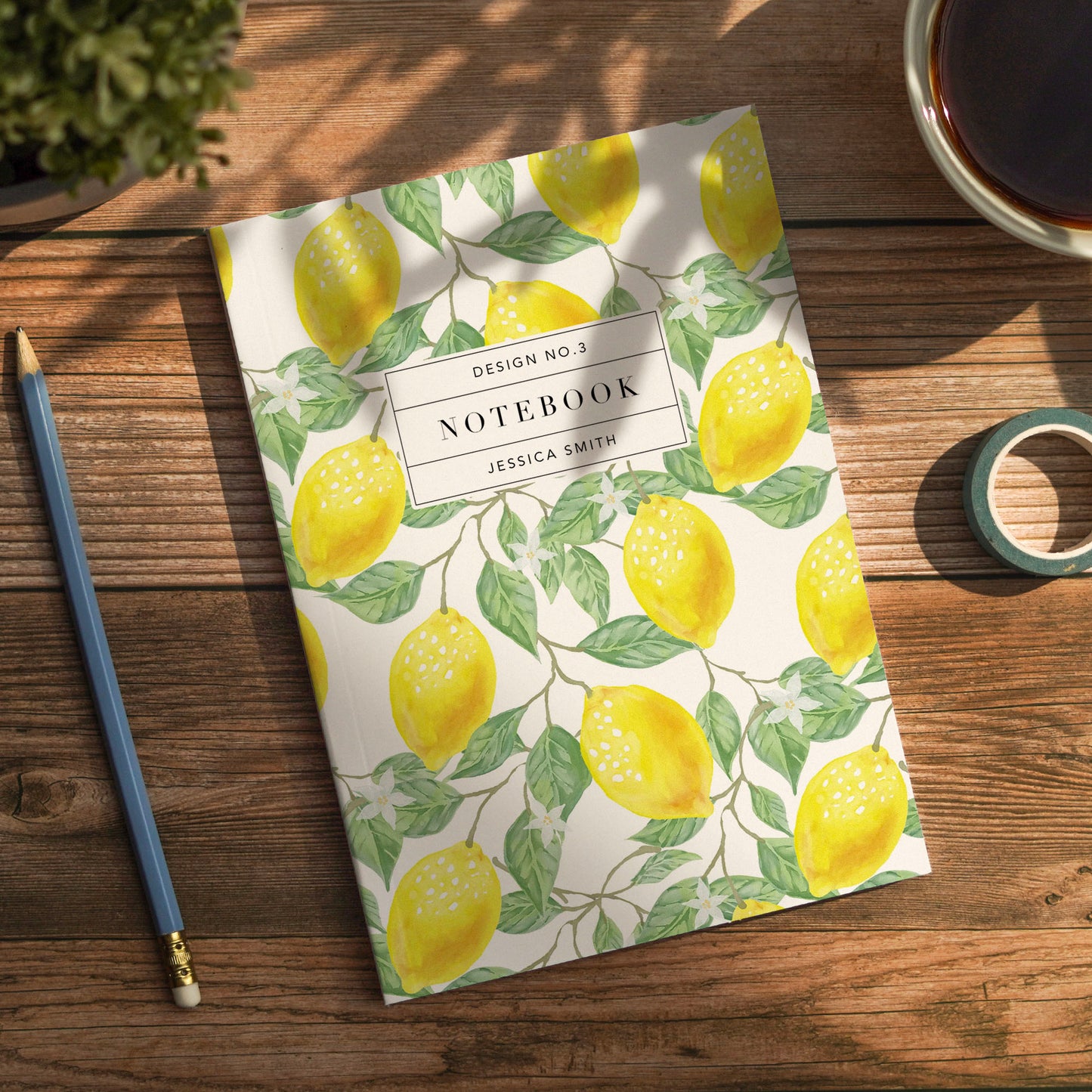 Lemons Luxury Personalised Notebook/Diary/Journal