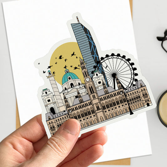 Vienna Travel Stickers