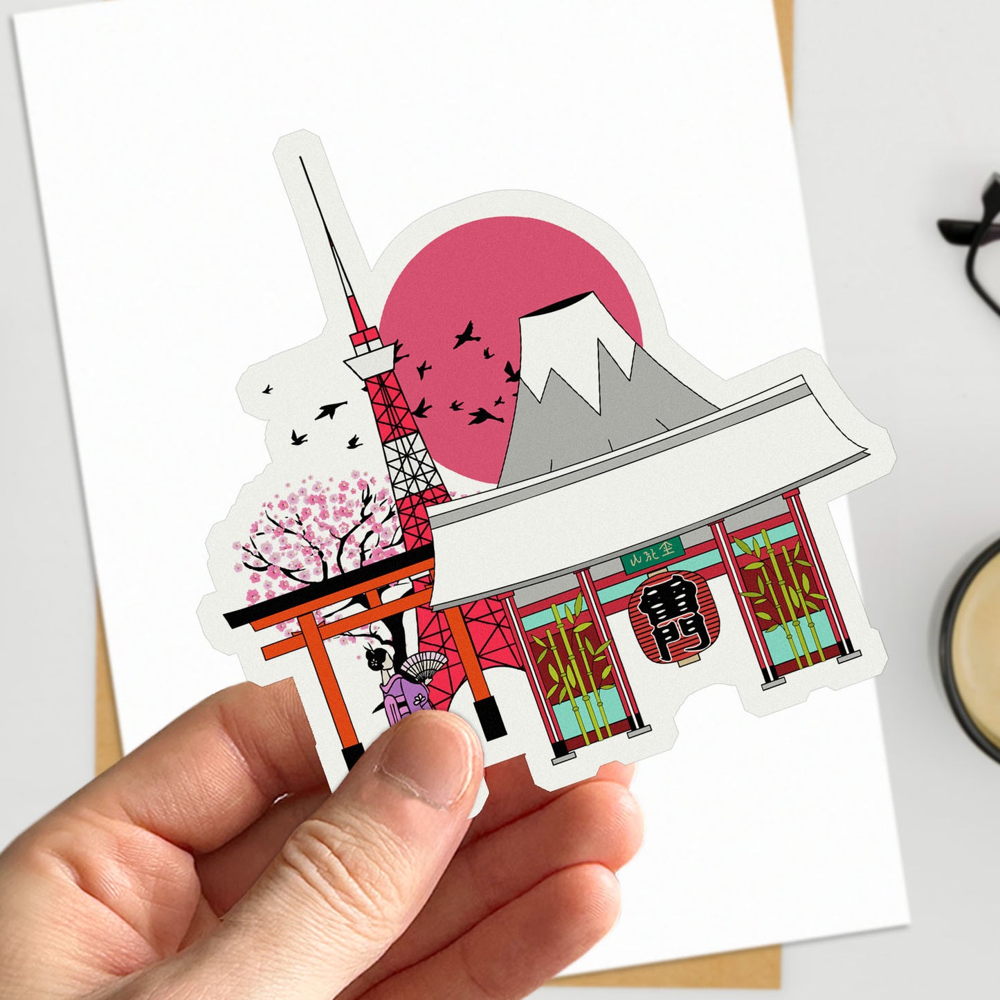 Japan Travel Stickers
