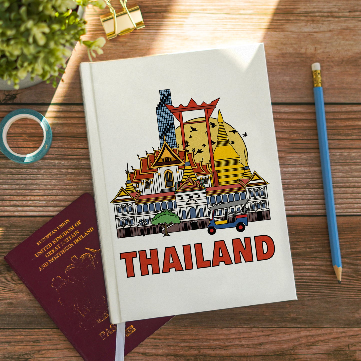 Thailand Notebook Illustrated Travel Journal Series