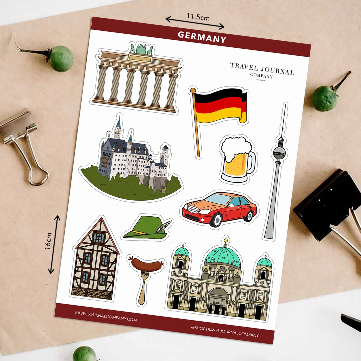 Germany Travel Stickers