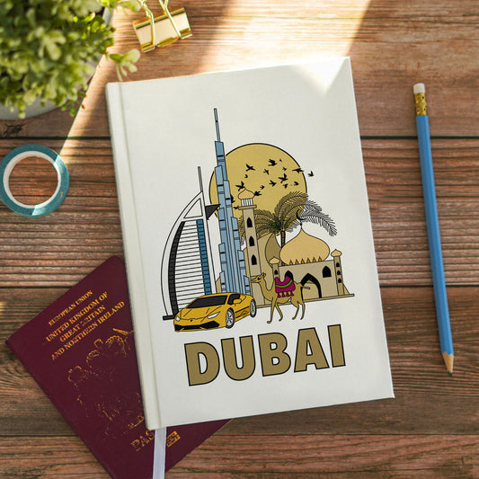 Dubai Notebook Illustrated Travel Journal Series