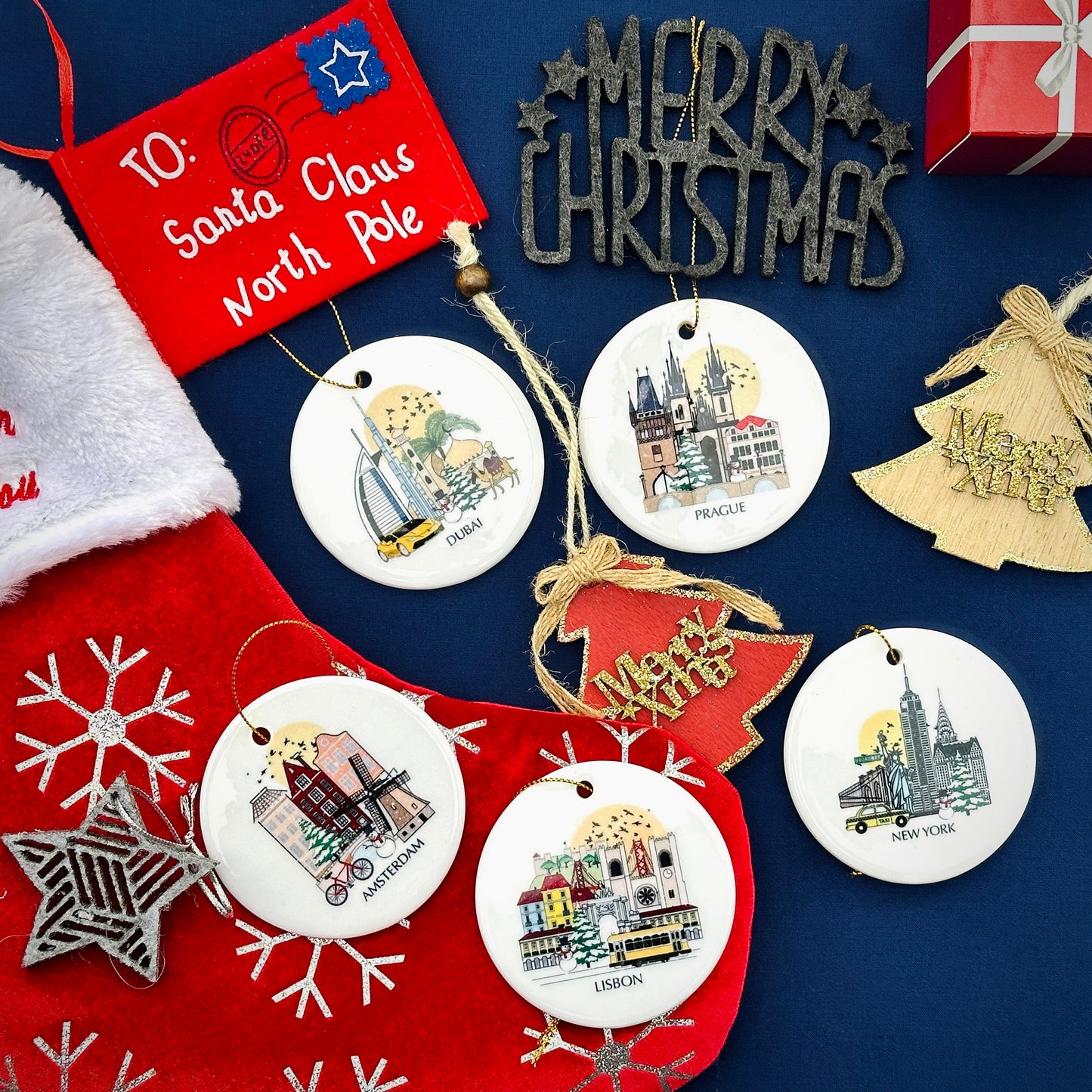 Thailand Personalised Christmas Tree Ornament