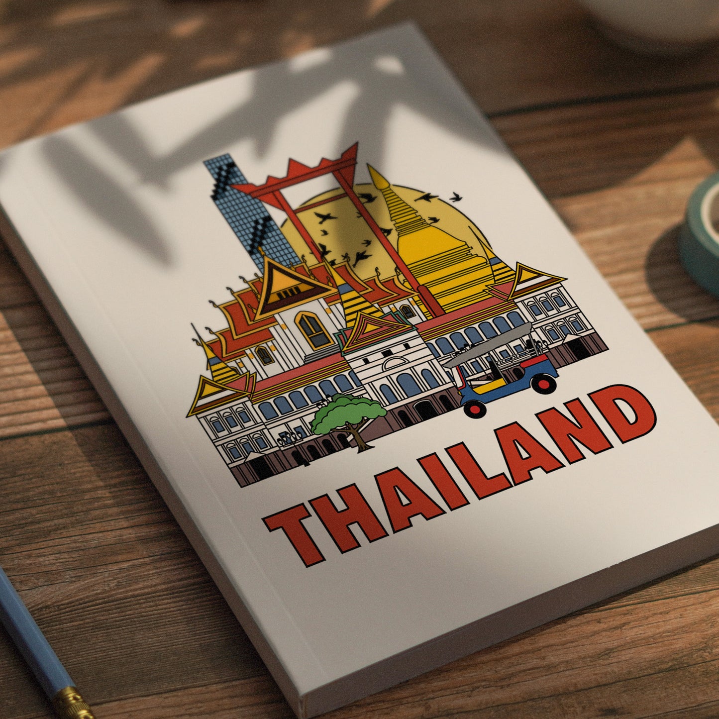 Thailand Notebook Illustrated Travel Journal Series