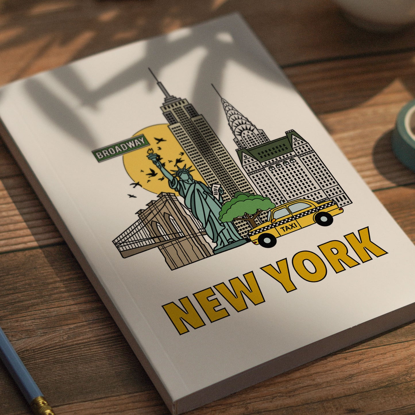 New York Notebook Illustrated Travel Journal Series