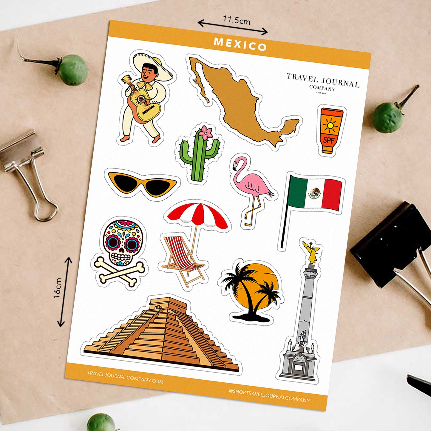 Mexico Travel Stickers