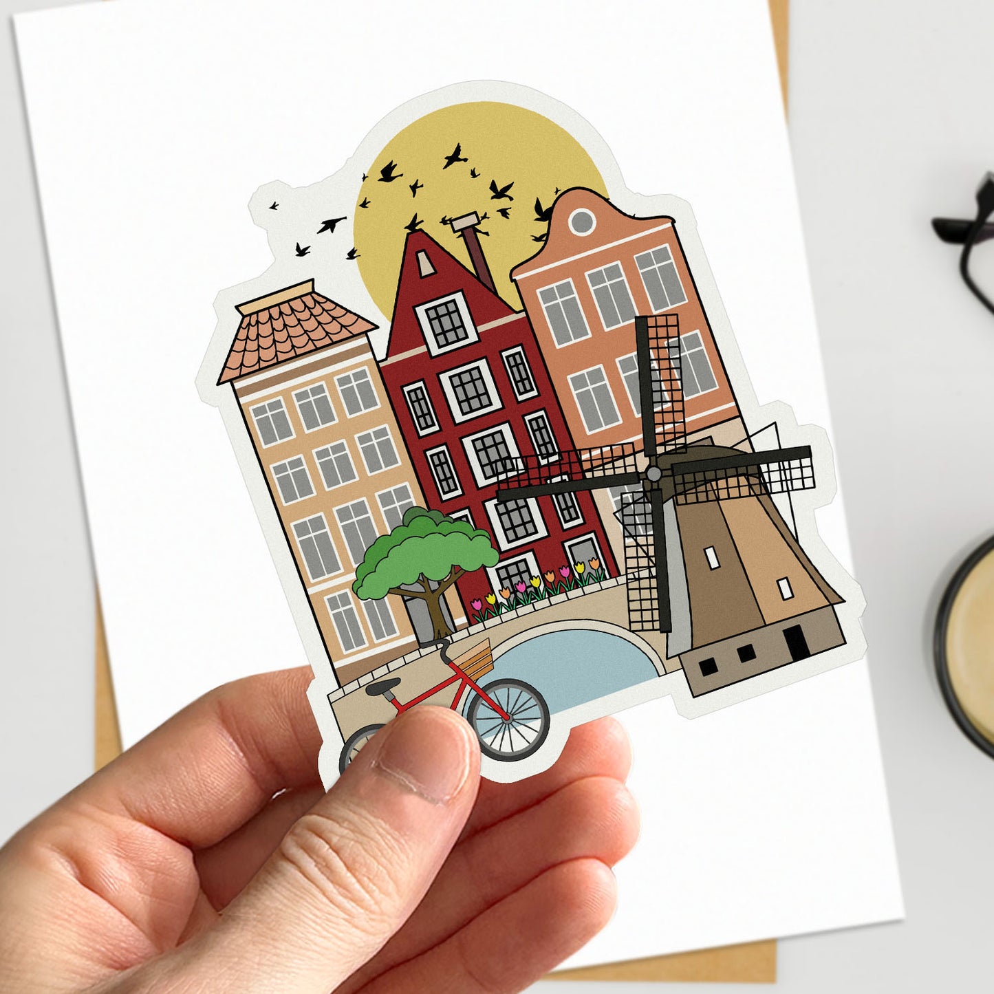 Amsterdam Travel Stickers