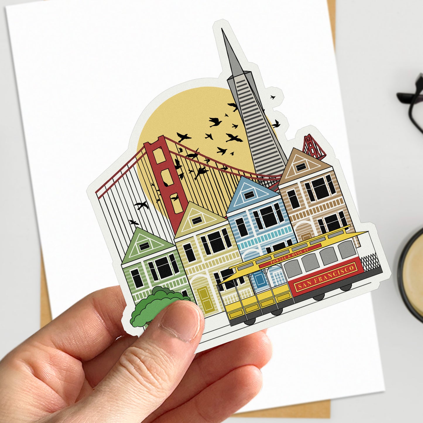 San Francisco Travel Stickers