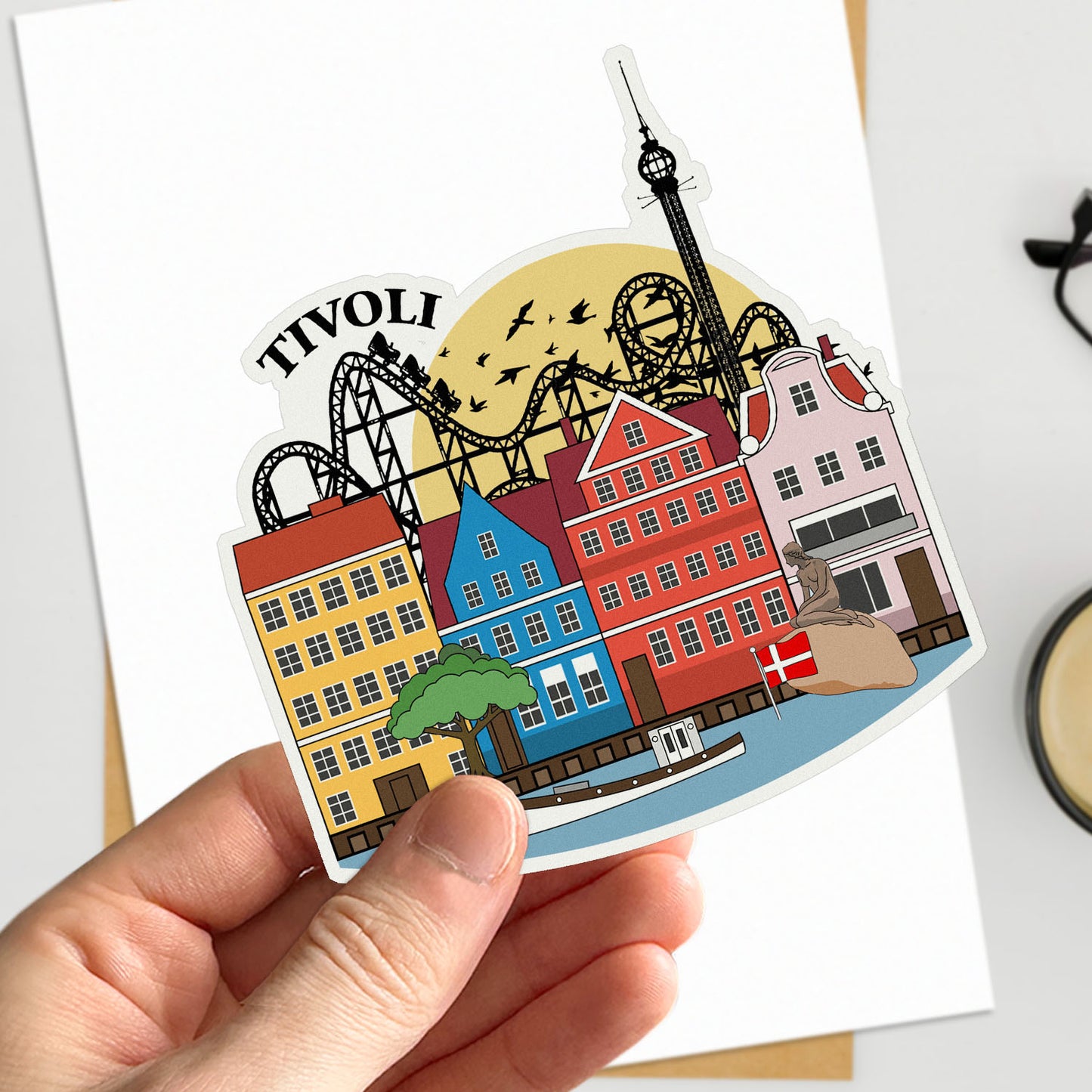 Copenhagen Travel Stickers