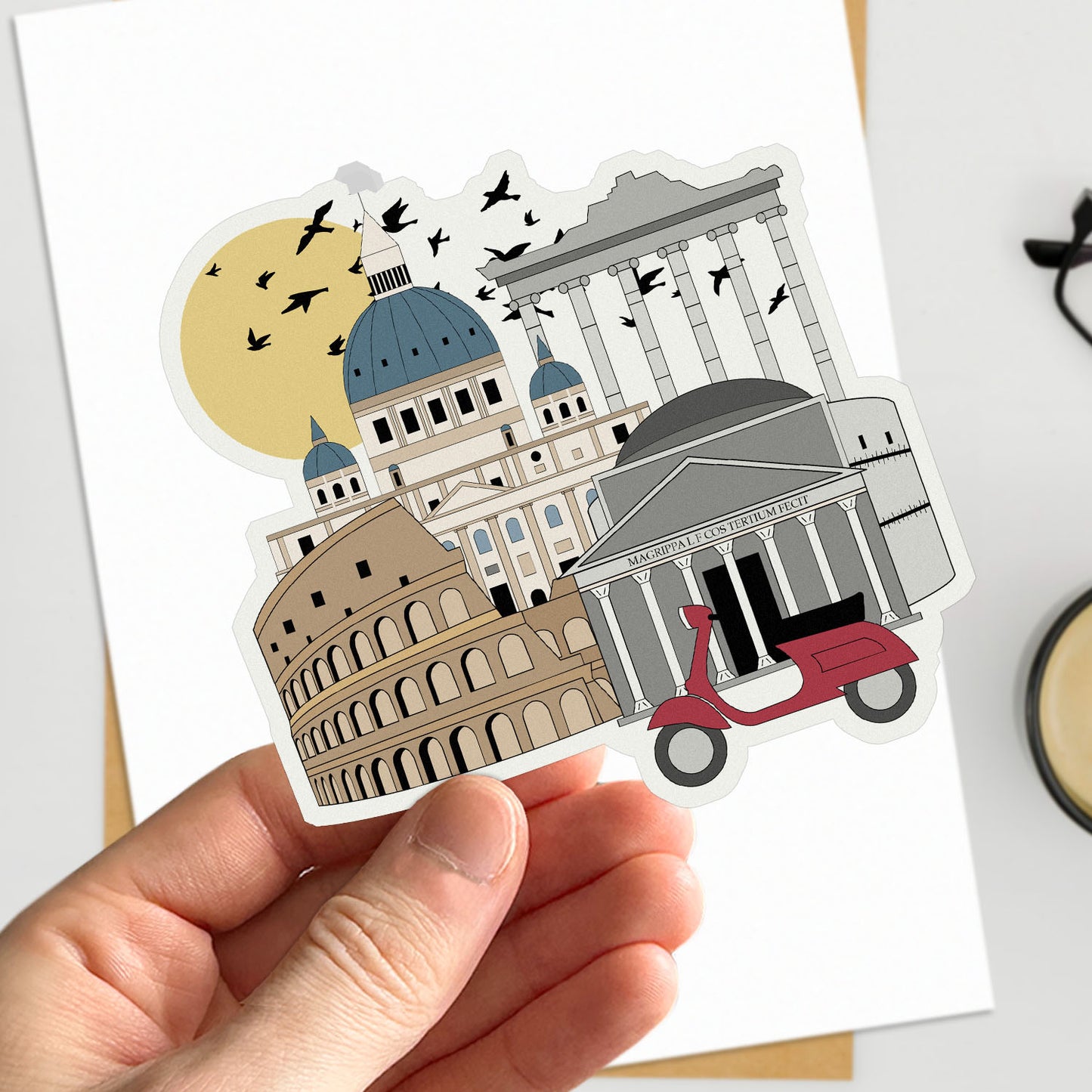 Rome Travel Stickers