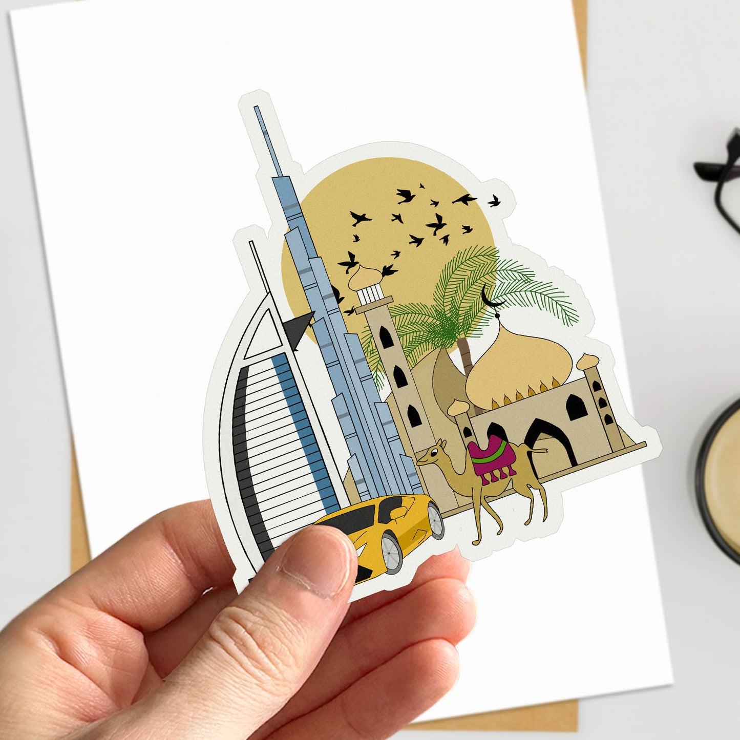 Dubai Travel Stickers
