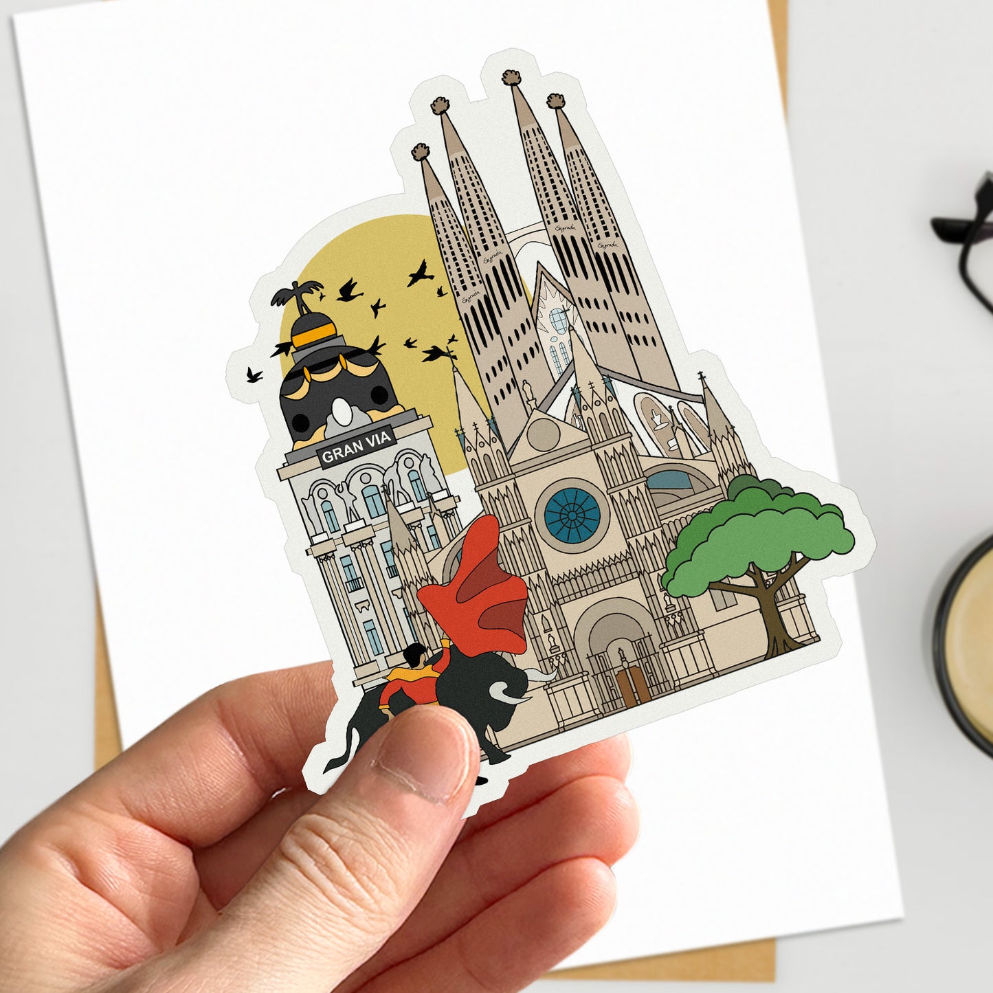 Spain Travel Stickers