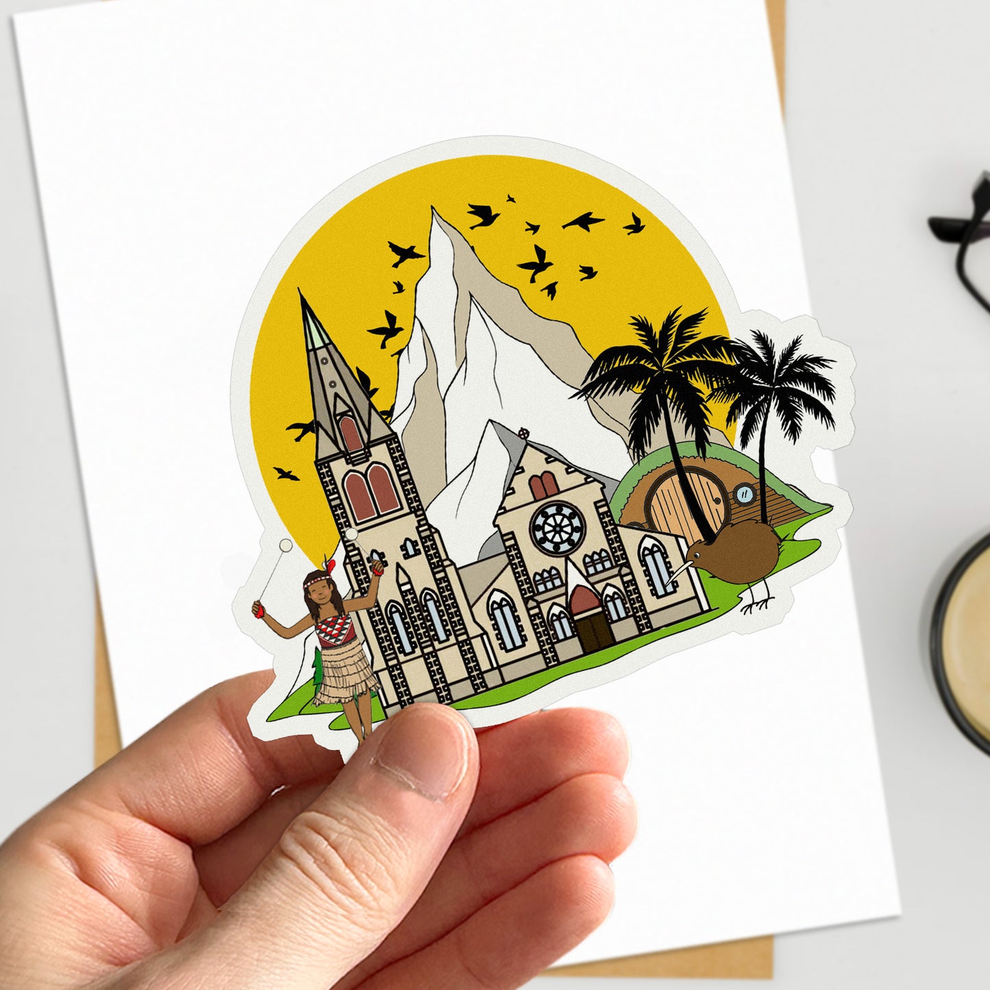 New Zealand Travel Stickers