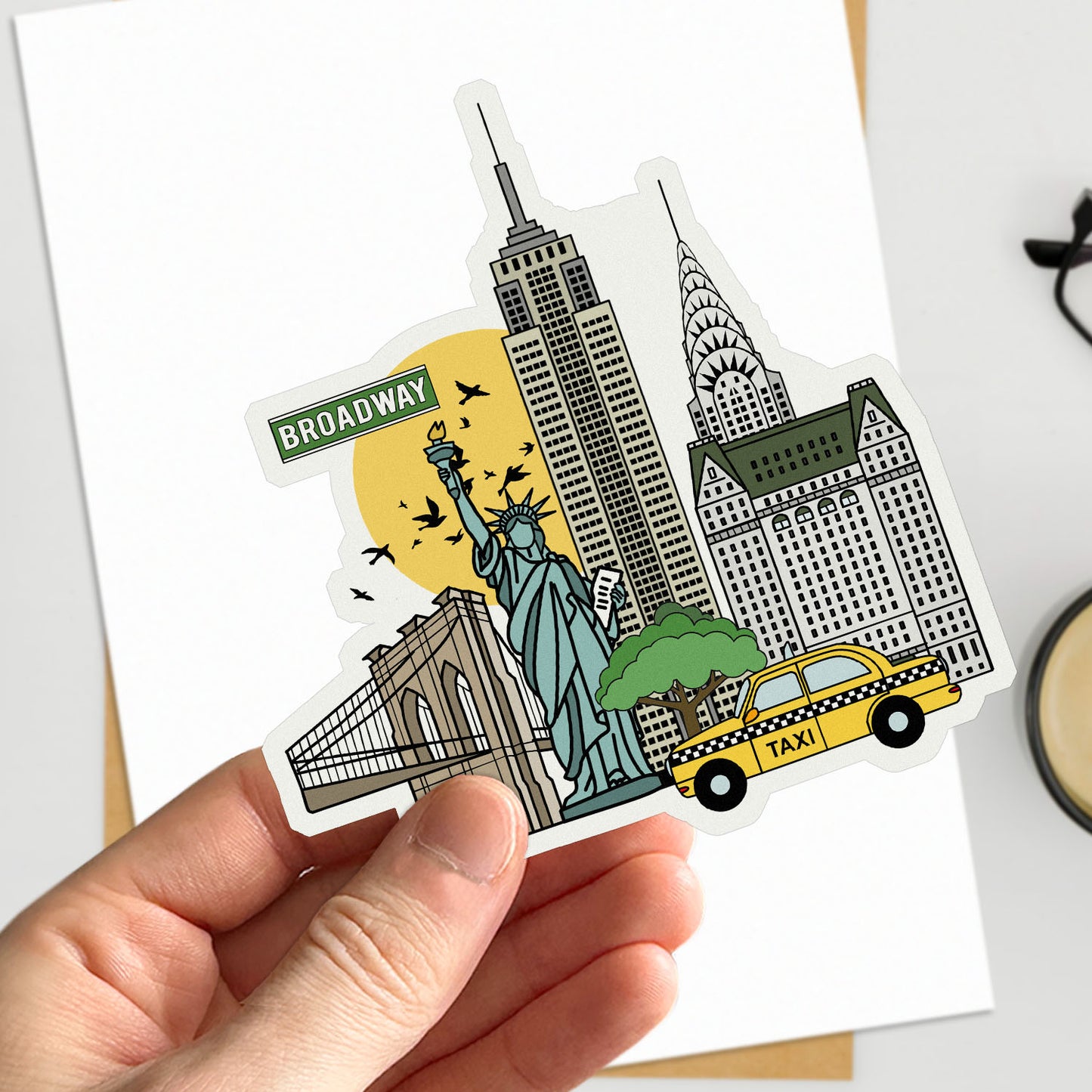 New York Travel Stickers