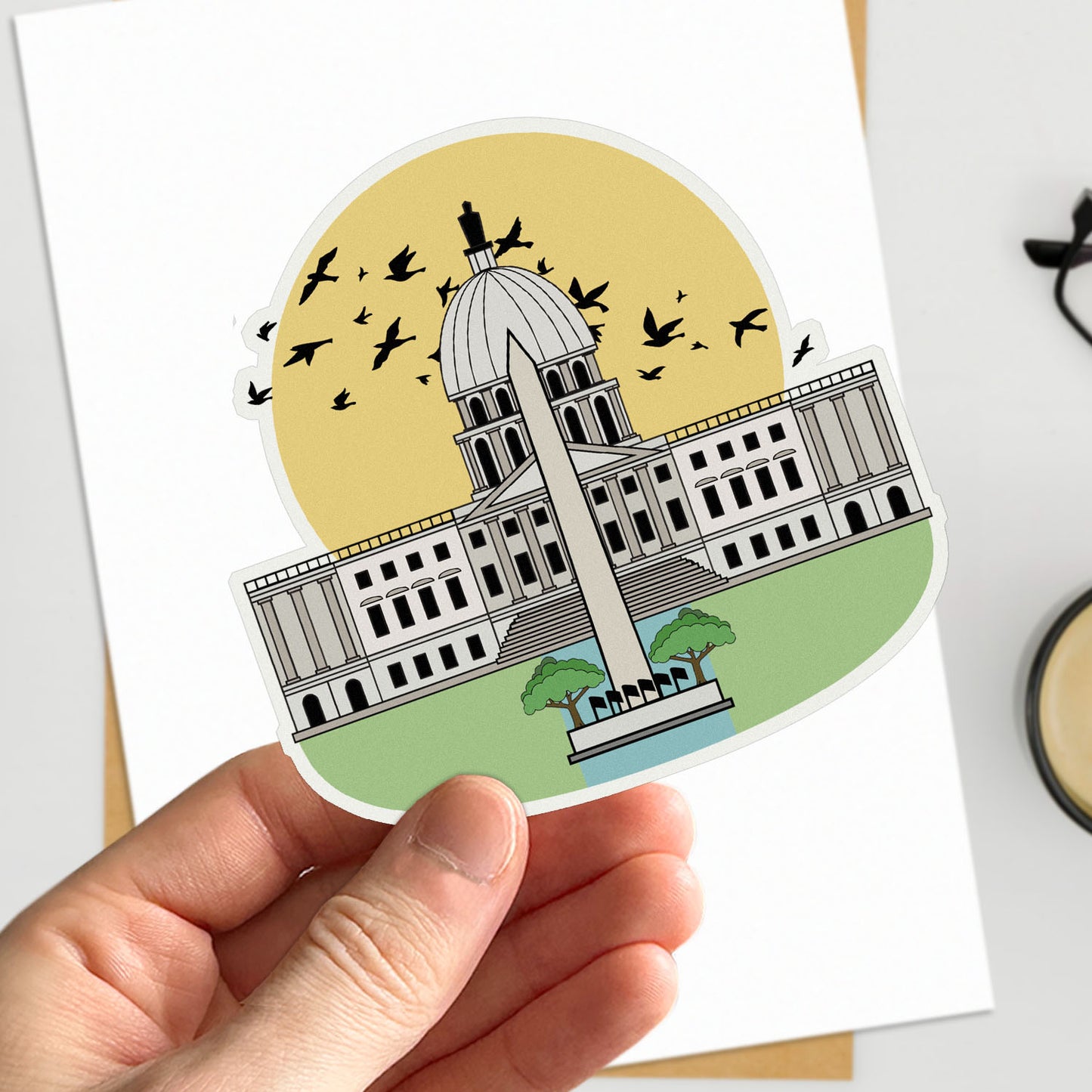 Washington D.C. Travel Stickers