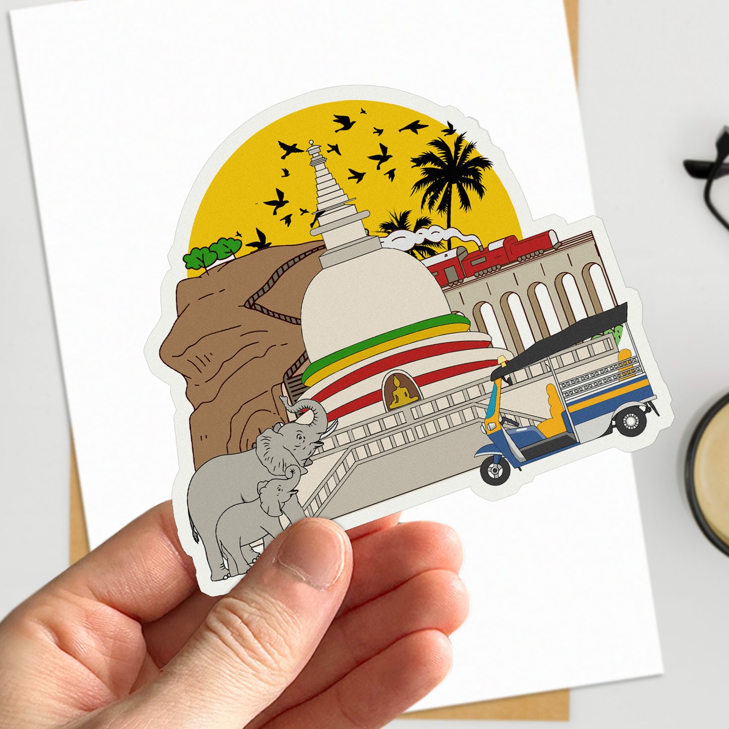 Sri Lanka Travel Stickers