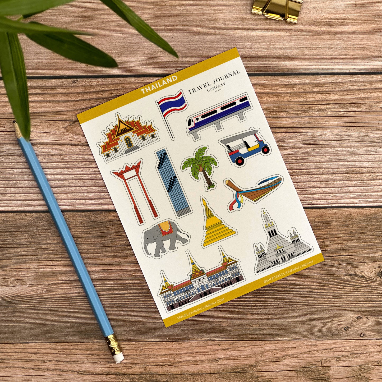 Thailand Notebook Illustrated Travel Journal Series