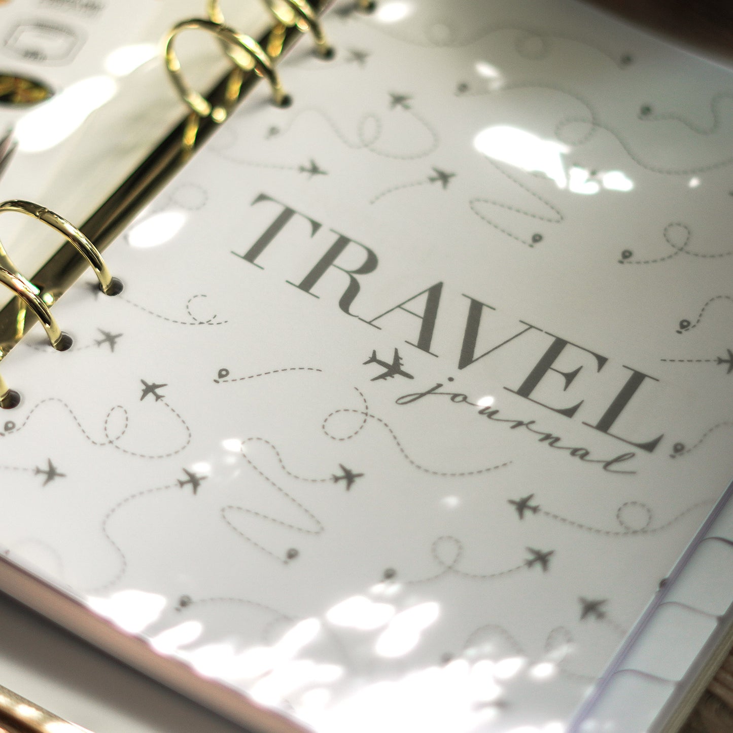 Luxury Linen Travel Journal Binder