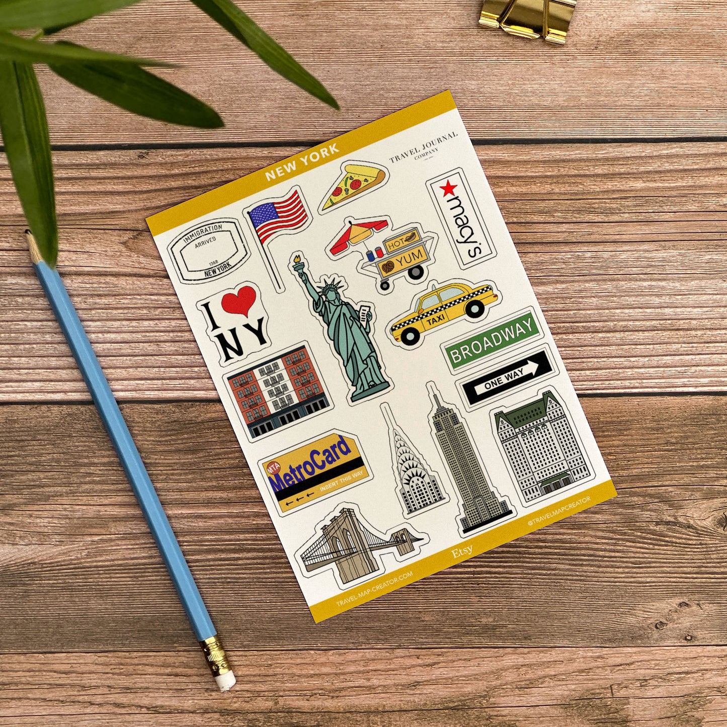 New York Notebook Illustrated Travel Journal Series