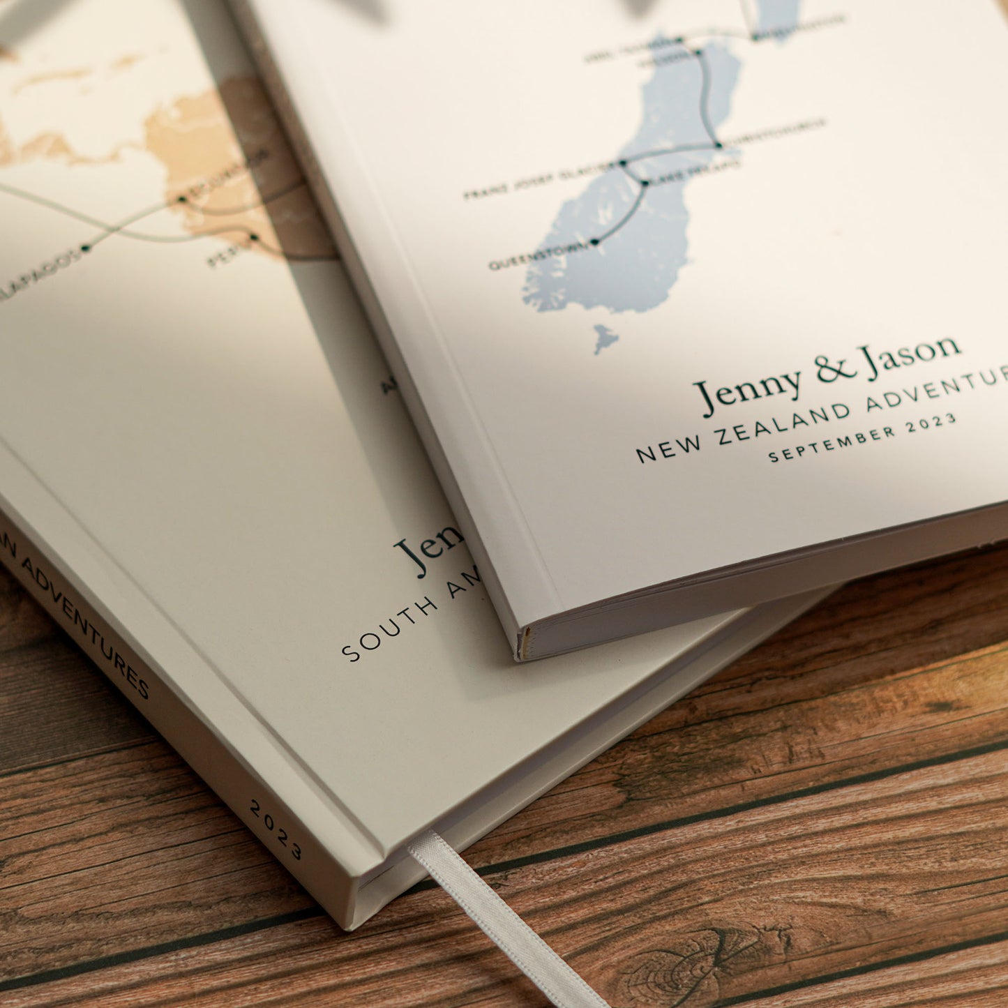 Custom Map New Zealand Personalised Travel Journal
