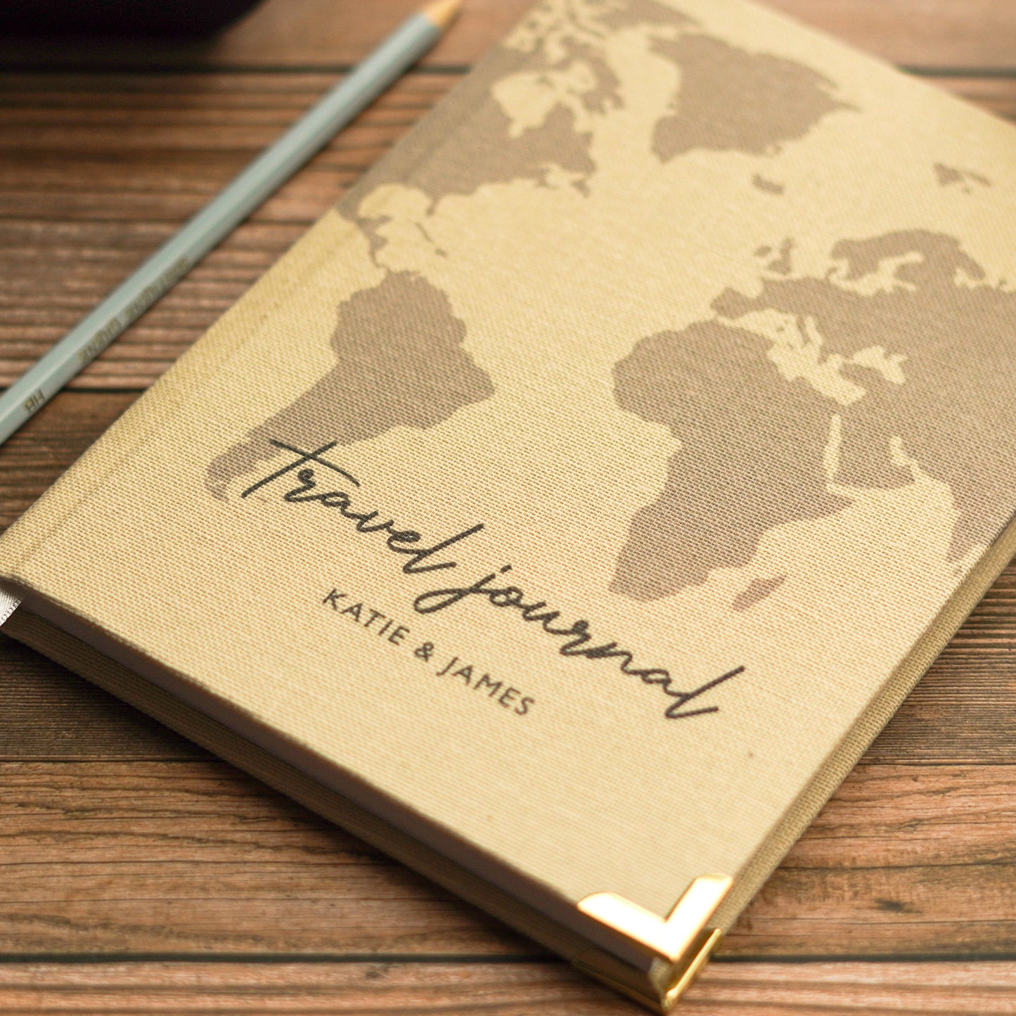World Map Personalised Travel Journal