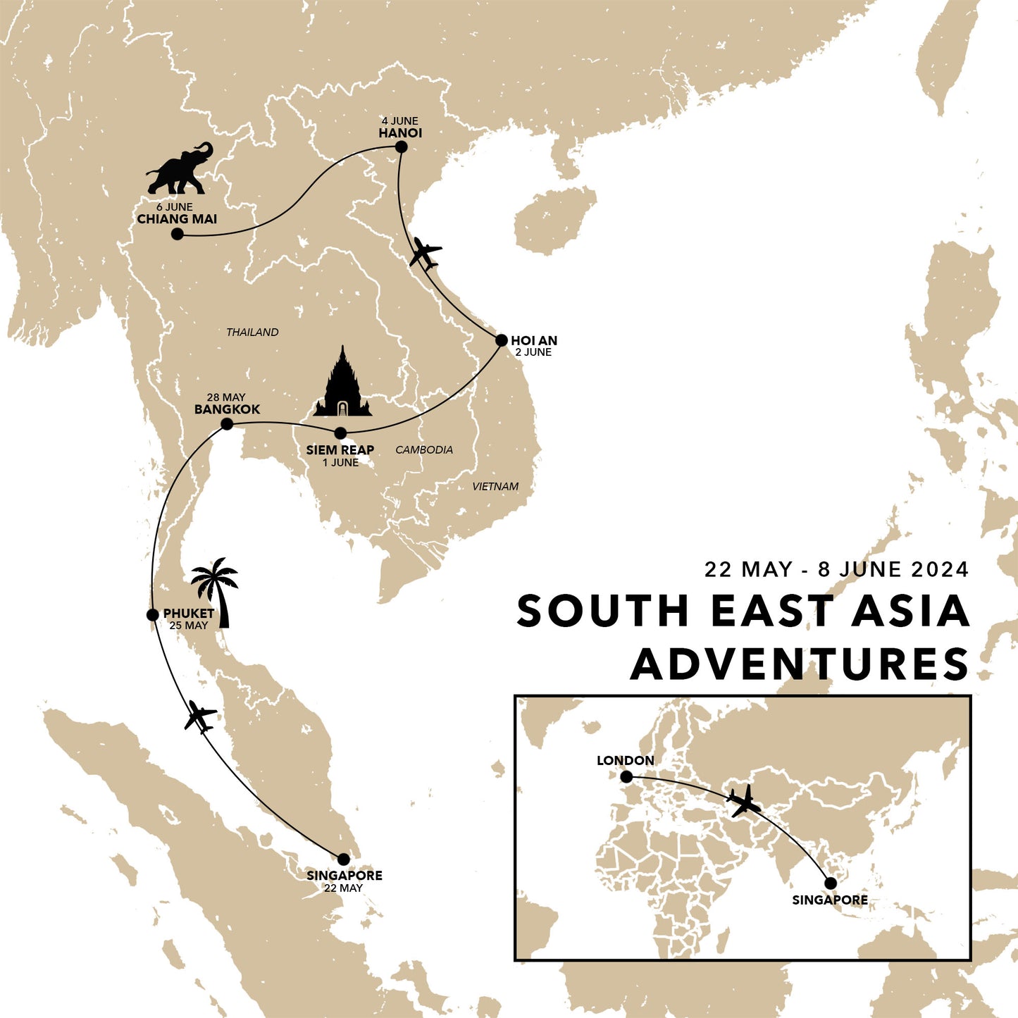 Digital Photo Book Travel Map