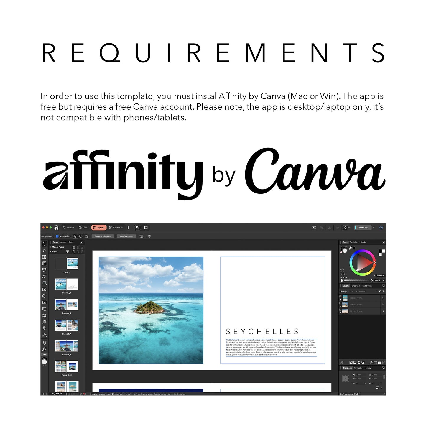 2023 ASIA | Photo Book Layout Template