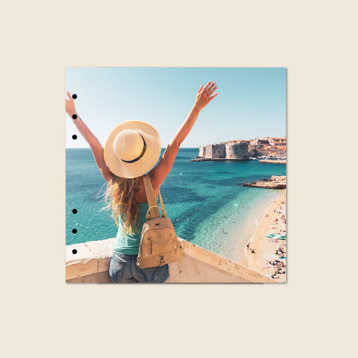 21x21 cm Square HD Inkjet Photo Book Binder Pages