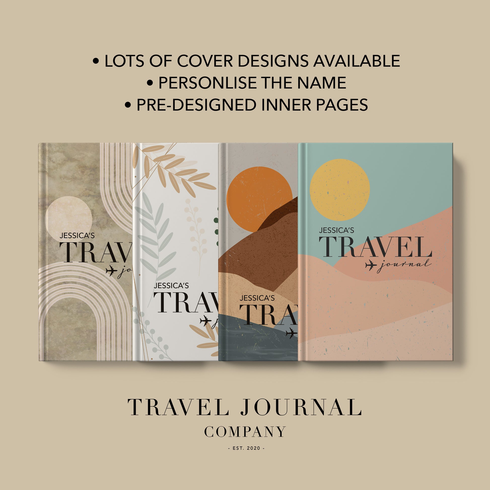 a travel journal with the title of the travel journal