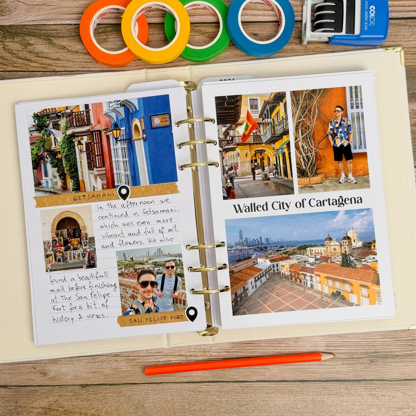 A5 HD Photographic Print - Travel Journal Binder Insert