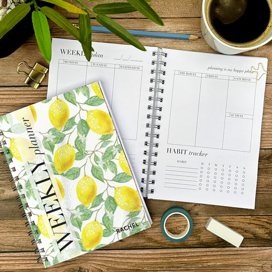 Undated Weekly Planner Diary