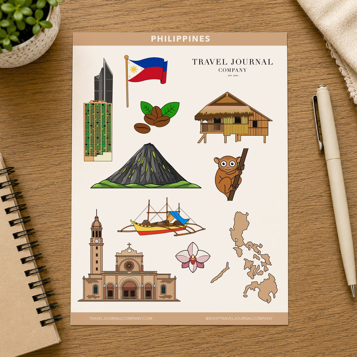Philippines Travel Stickers