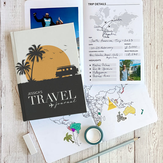 Sunset Personalised Travel Journal