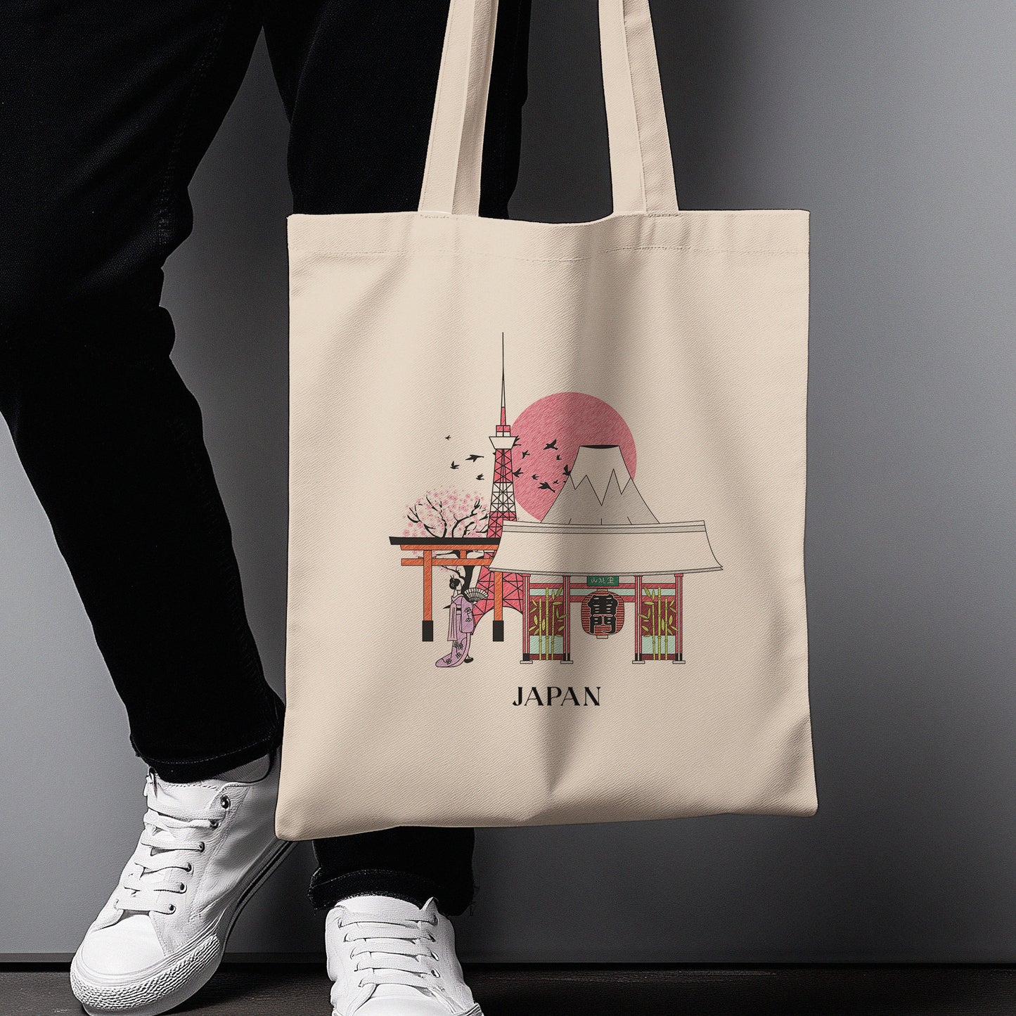 Japan Personalized Tote Bag