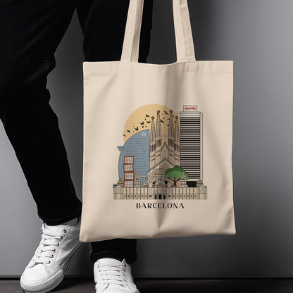 Barcelona Personalized Tote Bag