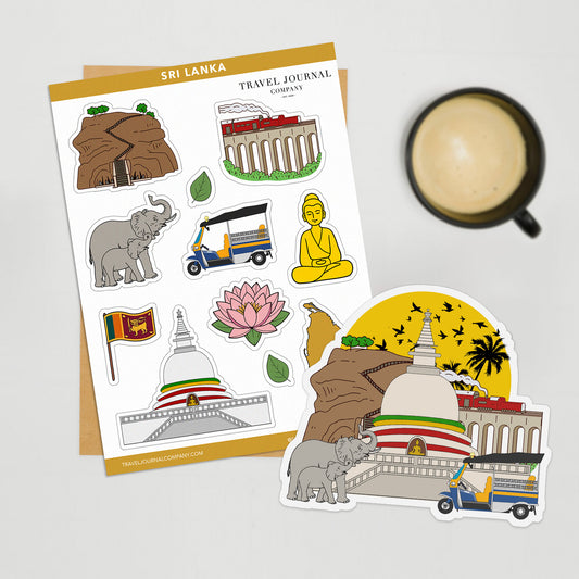 Sri Lanka Travel Stickers