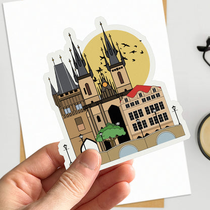 Prague Travel Stickers