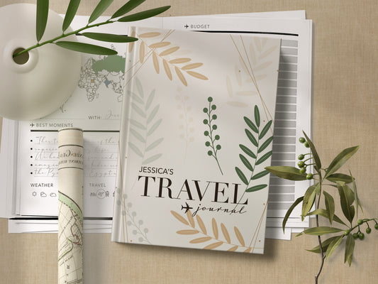 Leaves Personalised Travel Journal