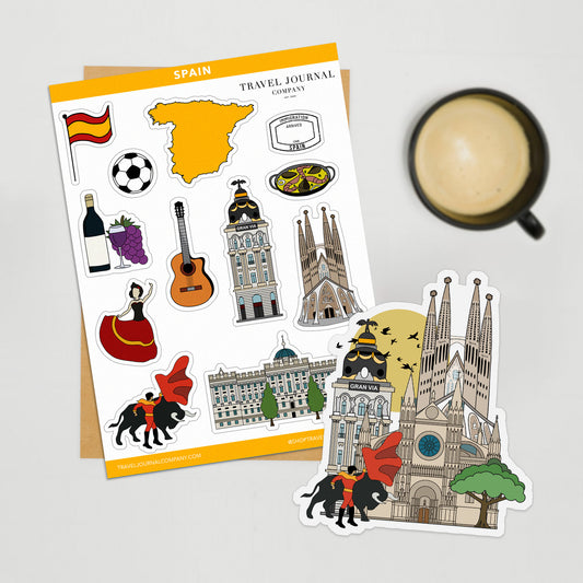 Spain Travel Stickers