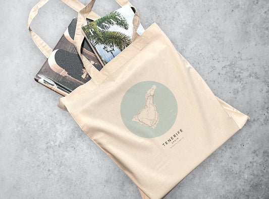 Tenerife Personalised City Map Tote Bag