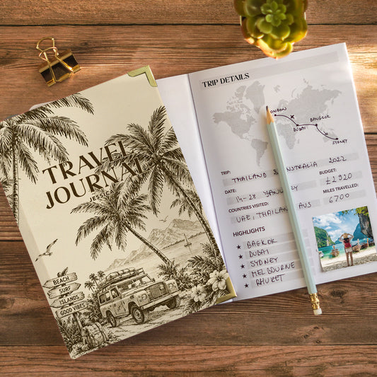 Personalised Travel Journal | Beach